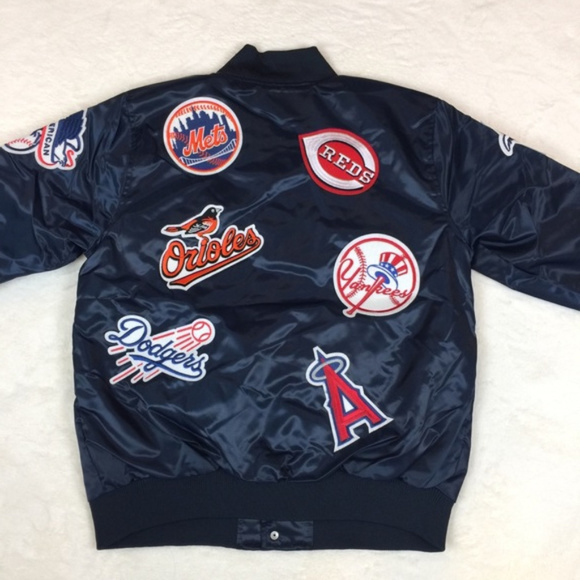 Majestic Jackets & Coats New Mlb Team Logo Satin Quilted Baseball